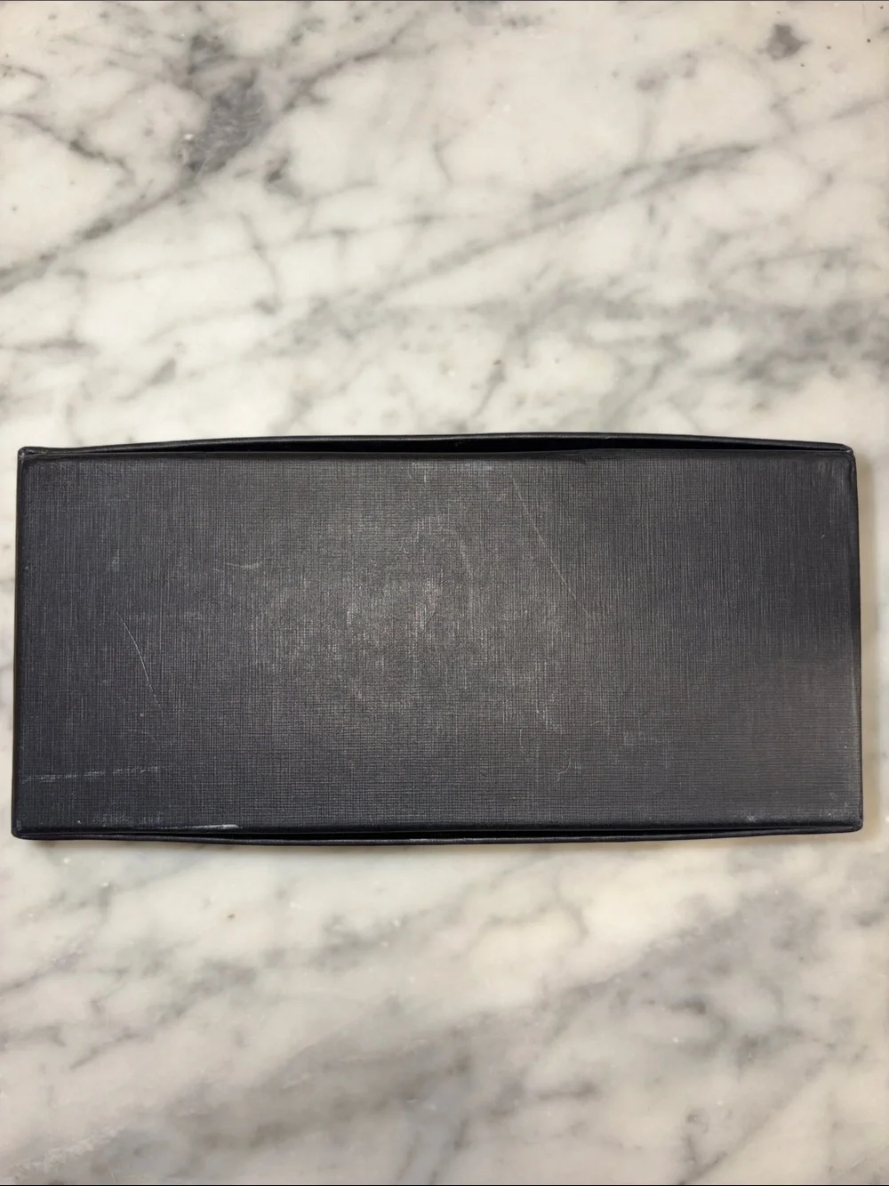 Empty Alexander McQueen Eyewear Sunglasses Case Storage Box in Black